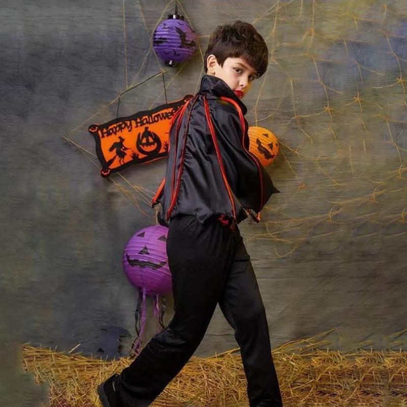 

Halloween Girl Cosplay Dress Kids Ghost Bride Vampire Costume Vampiran Carnival Party Outfits Gothic 100cm чёрный