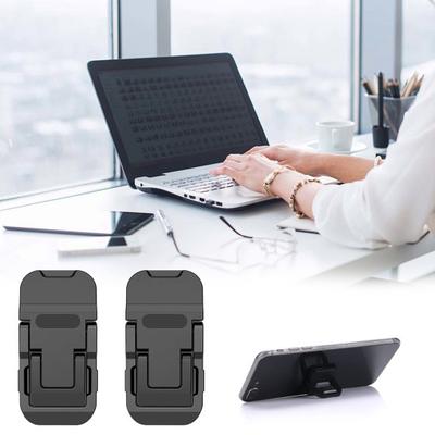1 Pair Laptop Stand Computer Keyboard Holder Rustproof Corrosion Resistant Foldable Mini Size Computer Support