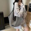 New Holiday Style High-end Sense Large Capacity Tote Bag Dumpling Bag Lazy Wind One Shoulder Messenger Bag Women