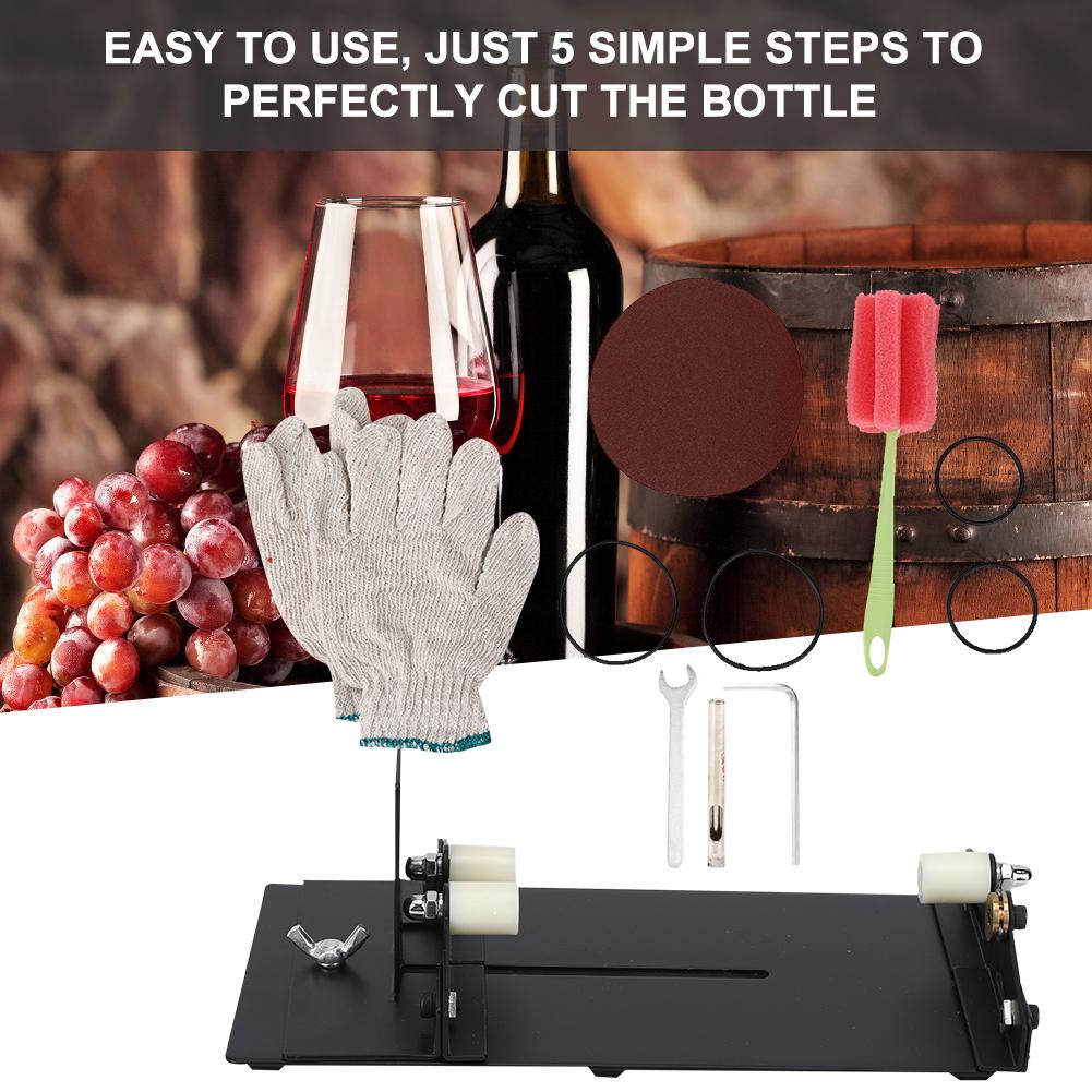 Glasschneider Maschine Metall DIY Hand Wein Schneidwerkzeug Dekoration Kunst Handwerk
