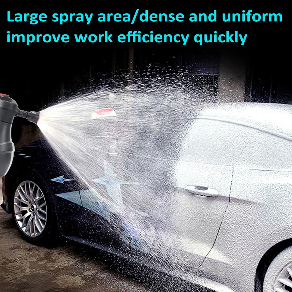 Electric Car Foam Sprayer 2L Car Detailing Foam Sprayer 3000mAh Battery Transparent and Visible Capacity Scale for Home