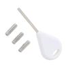Longboards Surfing Board Fin Key & Screws Replacement Surfboard Fin Hexagon Key for Surfing Board Accessory Easy to Use