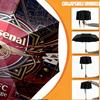 Custom Name Personalized Arsenal Football Club  Print Umbrella, Auto Open Close, 8‑Rib Sturdy Frame, Commute Camping Hiking Use, Birthday Gift