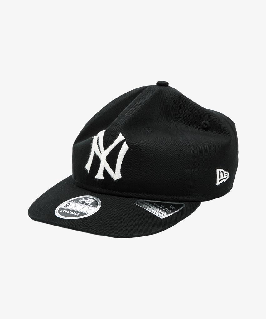 New Era Mlb Cooperstown New York Yankees Retro Crown Strapback Black