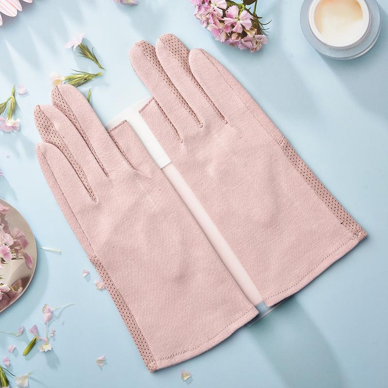 

Женские солнцезащитные перчатки, тонкие модели на весну и лето с двумя открытыми пальцами для езды на велосипеде и путешествий, впитывающие пот, дышащие, нескользящие One Size