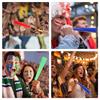 4 Pcs Sports Games Plastic Speaker Fan Supplies 4pcs Noise Maker for Sporting Events Foosball Portable Trumpets Toy Fans