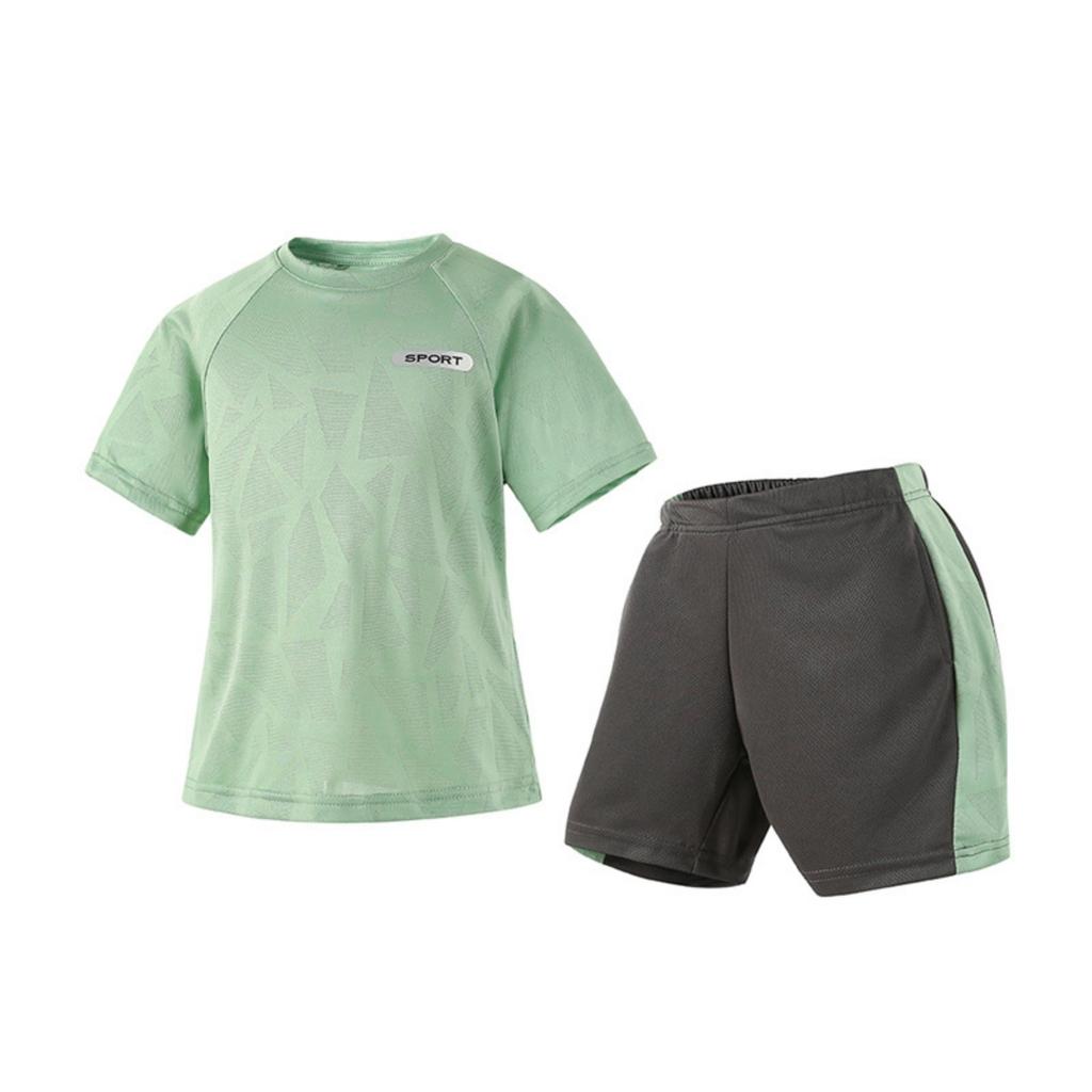 Boys' Quick-Dry Sportswear Set for Running Training Activewear
