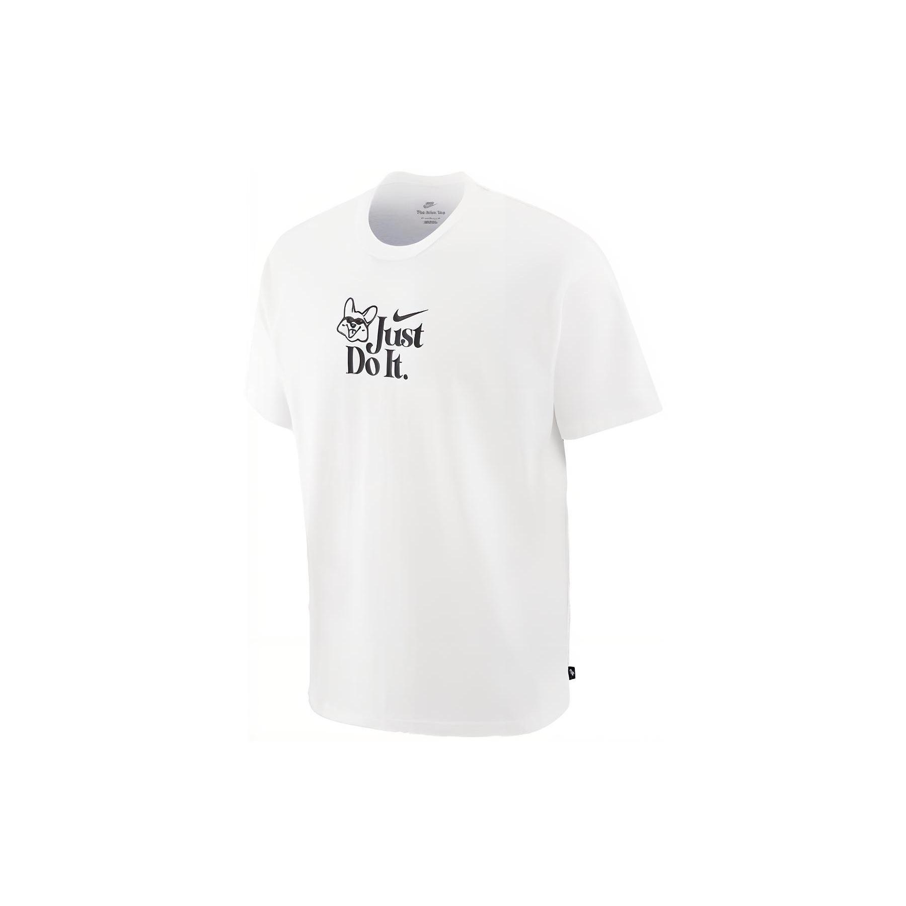 Nike Just Do It Corgi T-Shirt  White  Men s FV1129-100 XL