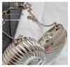 Seashell-Shaped Women's Evening Crossbody Bag - 2024 Summer Trend