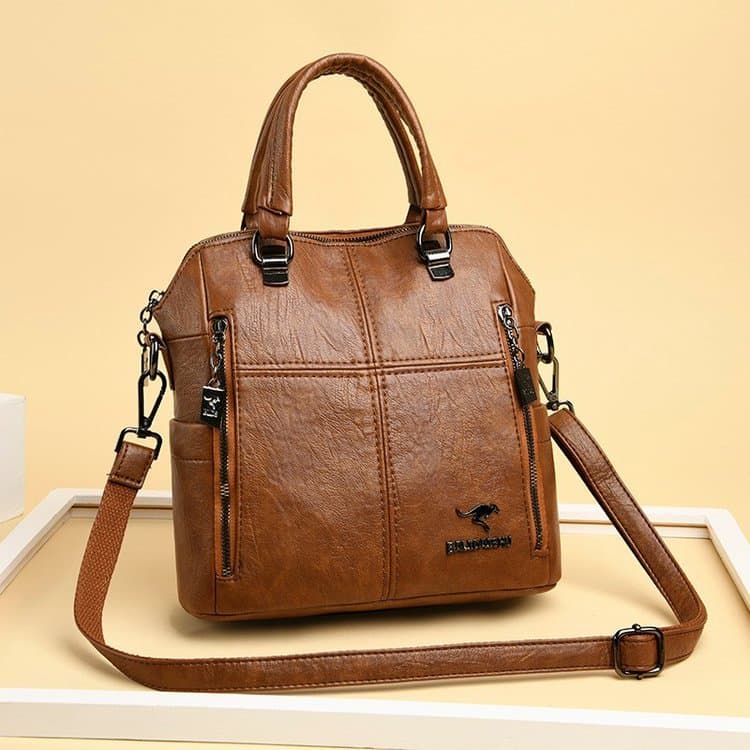 2022 New High Quality Leather Backpack Women Shoulder Bags Multifunction Travel Backpack School Bags for Girls