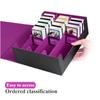 Card Storage Box for 2800+ Trading Cards with Dedicated Card Supporters 24 Colors Divider Tabs  Fits  Magic Game Sport Card Case