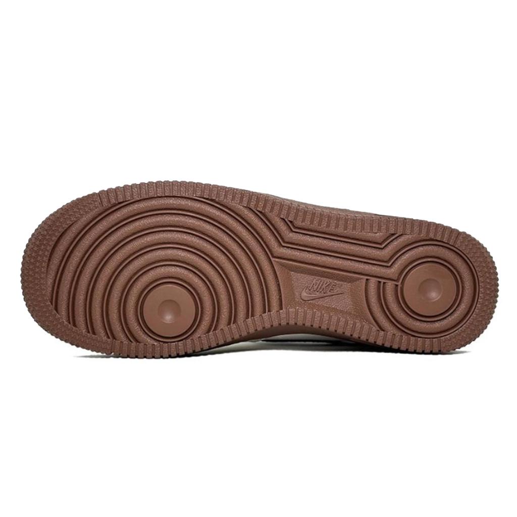 Nike Air Force 1 Genuine Leather Cushioning Low top Skateboard Shoes Women's Pink Blue Brown IM3378-122(Team1521-)