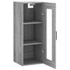 Wall Cabinet Gray Sonoma 34.5 x 34 x 90 cm