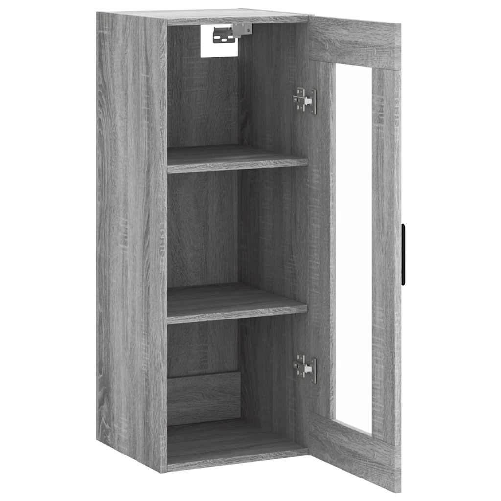 Wall Cabinet Gray Sonoma 34.5 x 34 x 90 cm