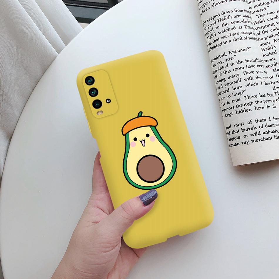 Love Heart Case For Xiaomi Redmi 9T Redmi9T 9 T T9 Cover 2021 Cactus Avocado Soft Silicone Phone Case Coque Fundas Bumper 6.53"
