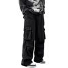 Men's Casual Straight Leg Athletic Pants with Multiple Pockets for Spring and