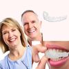 15pairs Perfect Fit Teeth Whitening Fake Tooth Cover Snap on Silicone Smile Veneers Teeth Flexibles Fake Teeth Dental Whitening
