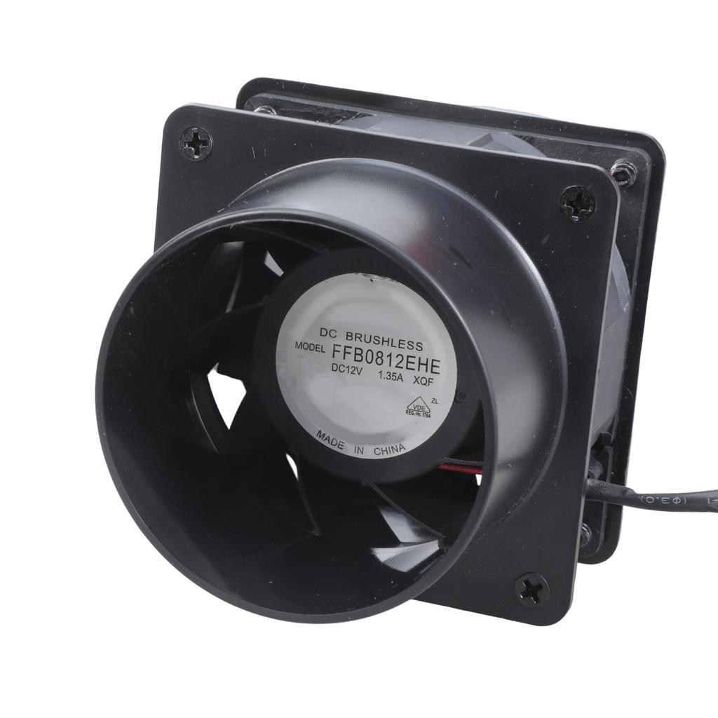 Wytrzymały wentylator 8cm 12V DC 102CFM Wysoki przepływ powietrza Wentylator wyciągowy do łazienki kuchni Do jachtu przyczepy kempingowej i hydroponiki