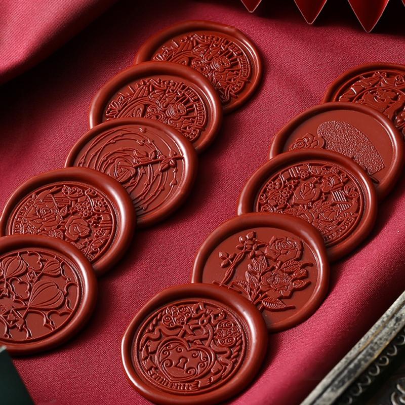 Lovely Wax Seal Stamp Love Theme Stamps for Head Scrapbooks Decorative Gift Pack
