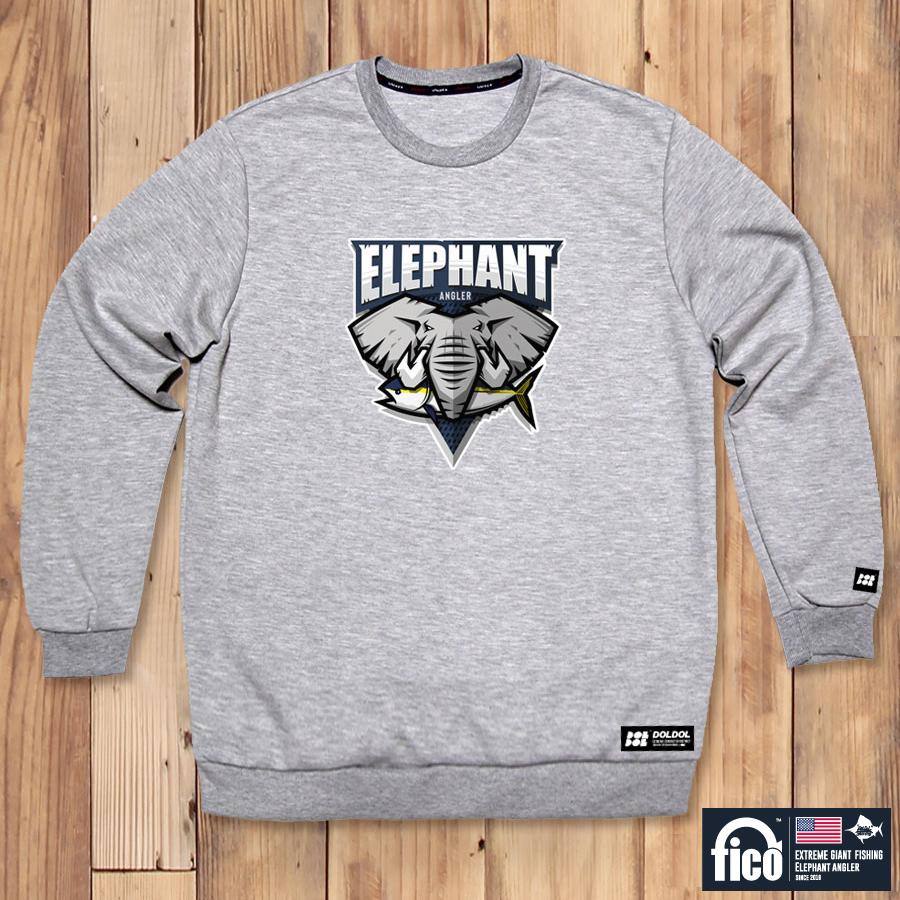 DOLDOL Fico-Mtm-02 Extreme Fishing Pico Character Graphic Sweatshirt Long Sleeve