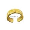 Buddhas Half Face Shaped Rings Adjustable Open Rings Finger Rings Decoration Elegant Jewelry Accessory for Parties