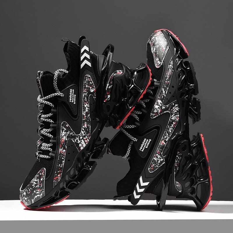 Herrenschuhe Herbst Sport Vielseitig Stoßdämpfer Laufschuhe Sommer Atmungsaktiv Herren Große Größe Klinge