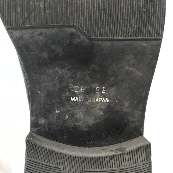 Made in Japan BRAT Leather Chukka Short Boots Men’s 26.0 Black(USED)