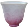 Handgefertigte Keramik-Teetasse Geschnitztes Blumendekor Farbverlauf Goldrand Chinesisches Gongfu-Teeset Porzellan-Teegeschirr Persönliche Teetasse Geschenk