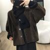 Coats for Women Jacket Autumn Winter for Women Thickened Velvet Windbreaker Women Loose Casual Coat