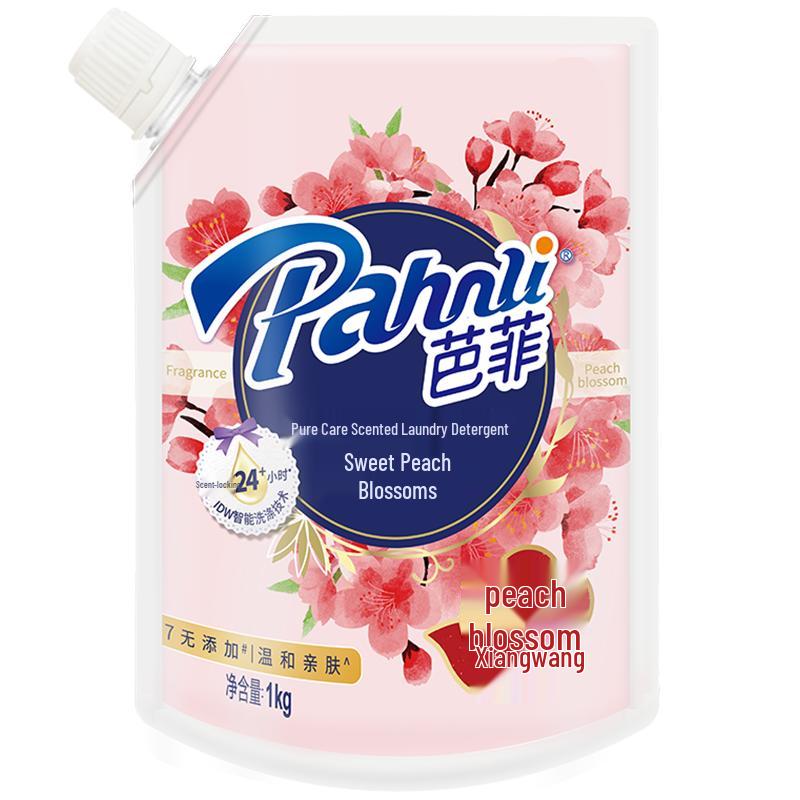 

Моющее средство для стирки с ароматом персикового цвета