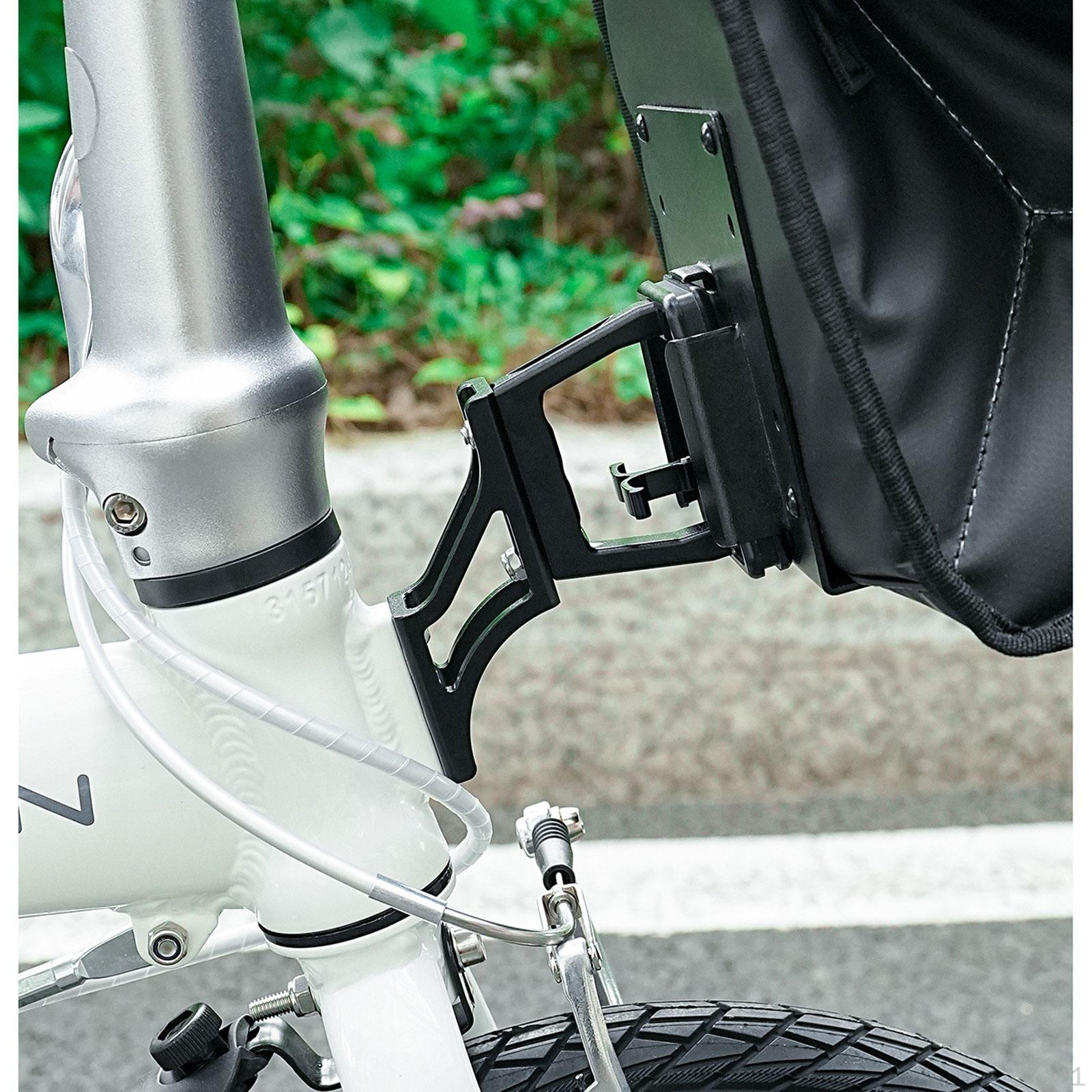 Bicycle Front Rack Aluminum Alloy Folding Bike Fronts Bag Bracket Bags Carrier