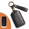 Vintage Leather Genesis Key Cover: Handmade, Genuine Leather Bag Buckle Case for Classic Genesis Models