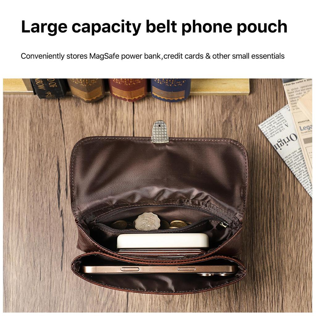 CONTACT'S Genuine Leather New Style Men's Waist Bag for 6.9 Inch Mobile Phone FRID Wallet Card Holder Male Belt Pack Phone Pounch