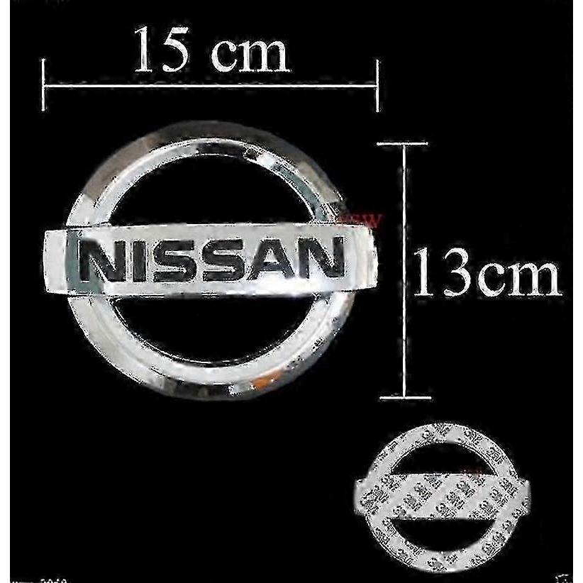 Nissan Badge Chrome 15cm X 13cm Rear Tailgate