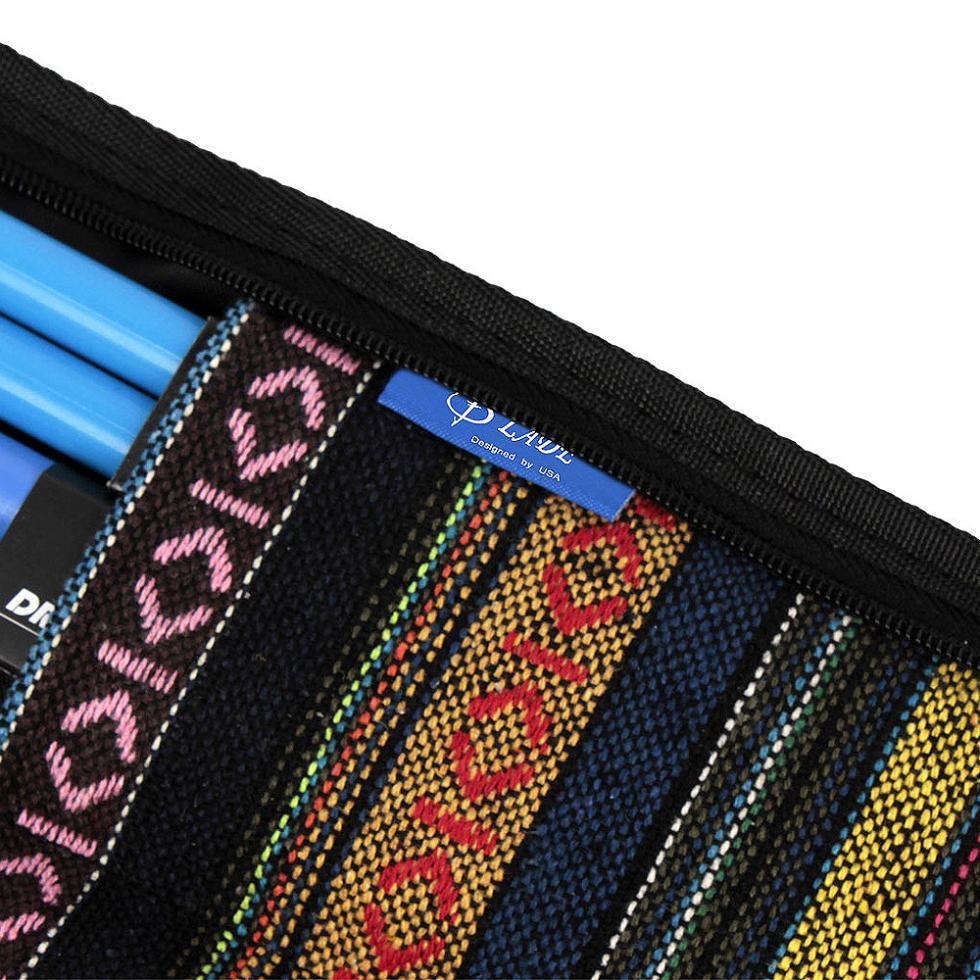 Style Folk Portable Knitted Drum Stick Gig Bag Drumsticks Storage Case Percussion Instrument Parts