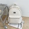 Schultasche Mode Neuer Rucksack Klassisches Karomuster Rucksack Damen Outdoor Reise Tasche College Student Schultasche Trend