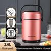 Winter Stainless Steel Insulated Multi-layer Lunch Box - Portable, Large Capacity, Keeps Food Hot for 24 Hours, Perfect for Home or Office.