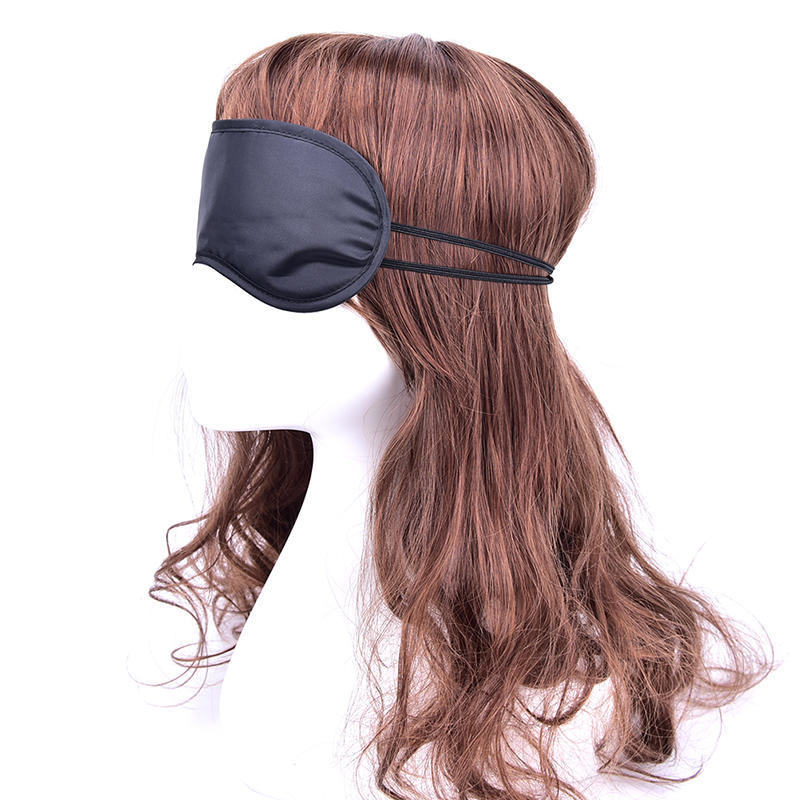 10Pcs Eye Mask Shade Cover Blindfold Night Sleeping Black  A,