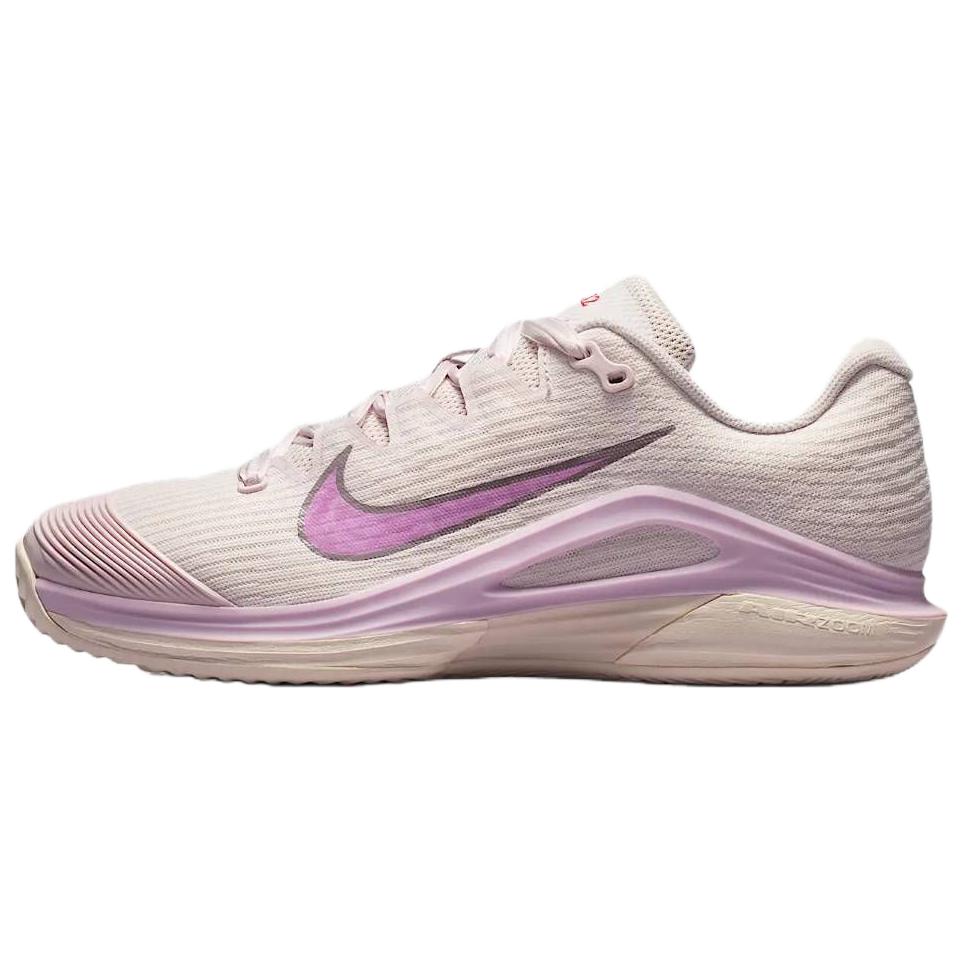 

Nike Vapor 12 Support Rebound Low top Tennis Shoes Women s Beige Purple IH1705-601 38.5