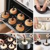 1/4 Pcs Silicone Baking Mold Set Donuts Mold Cake Mousse Pudding Mold Non-Stick Dishwasher Safe Bread Making Tool