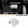 For Toyota Tundra -2025 ABS Silver Interior Gear Shift Knob Head Cover Trim