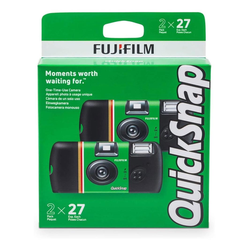 Fujifilm QuickSnap Flash 400 Disposable 35mm Camera 2 Pack