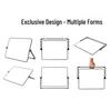 Tableau blanc magnétique effaçable avec support - Outil de dessin et d'enseignement pour enfants