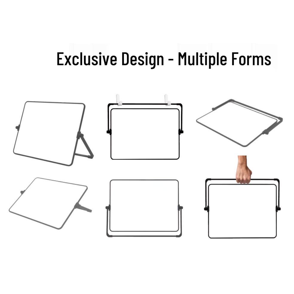Tableau blanc magnétique effaçable avec support - Outil de dessin et d'enseignement pour enfants