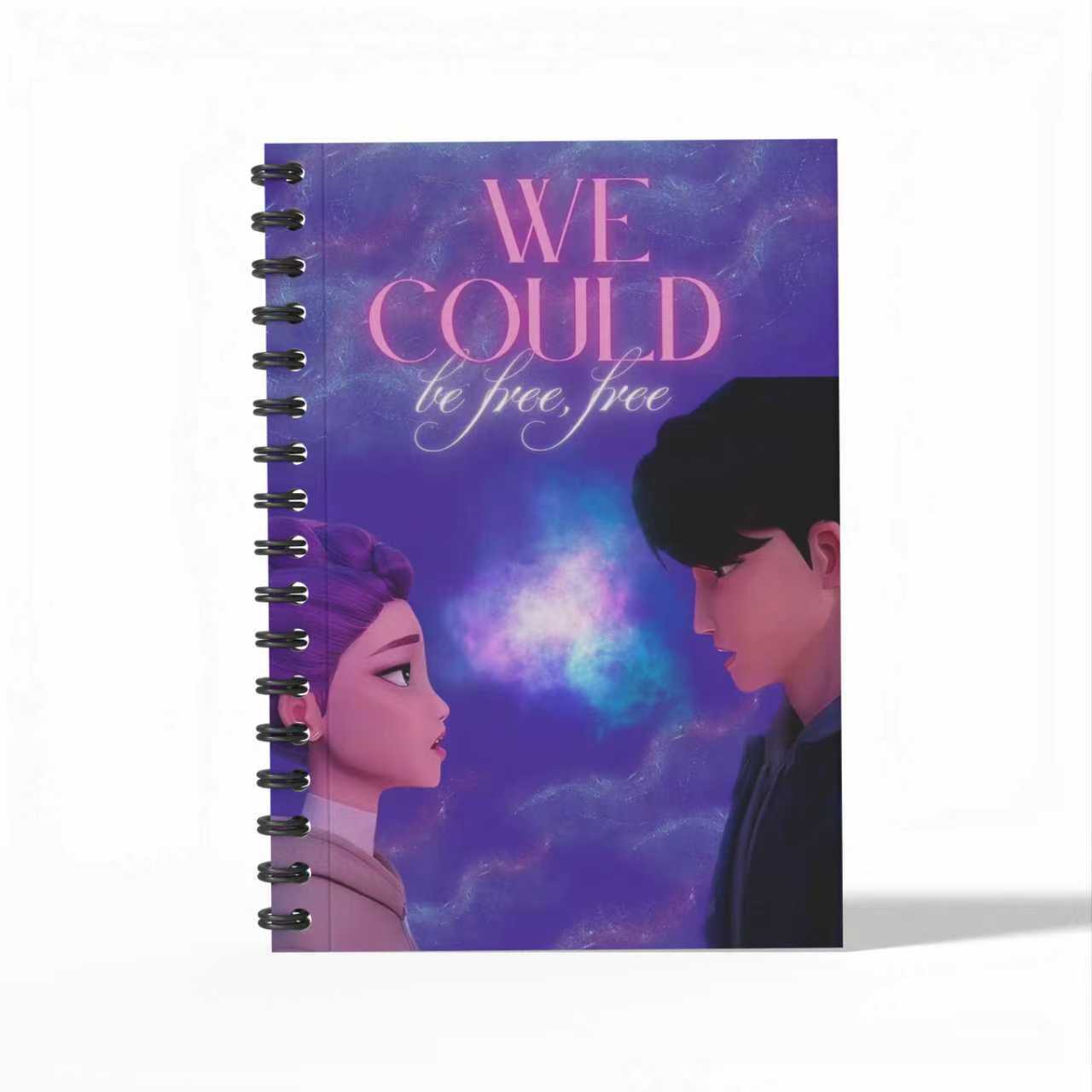 

Latest KPO Witch Hunter Girl Group student A6 coil notebook diary decorative stationery supplies Gifts High Quality