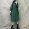 Women's High-End Retro Autumn Long Sleeve Loose Plus Size Shirt Dress