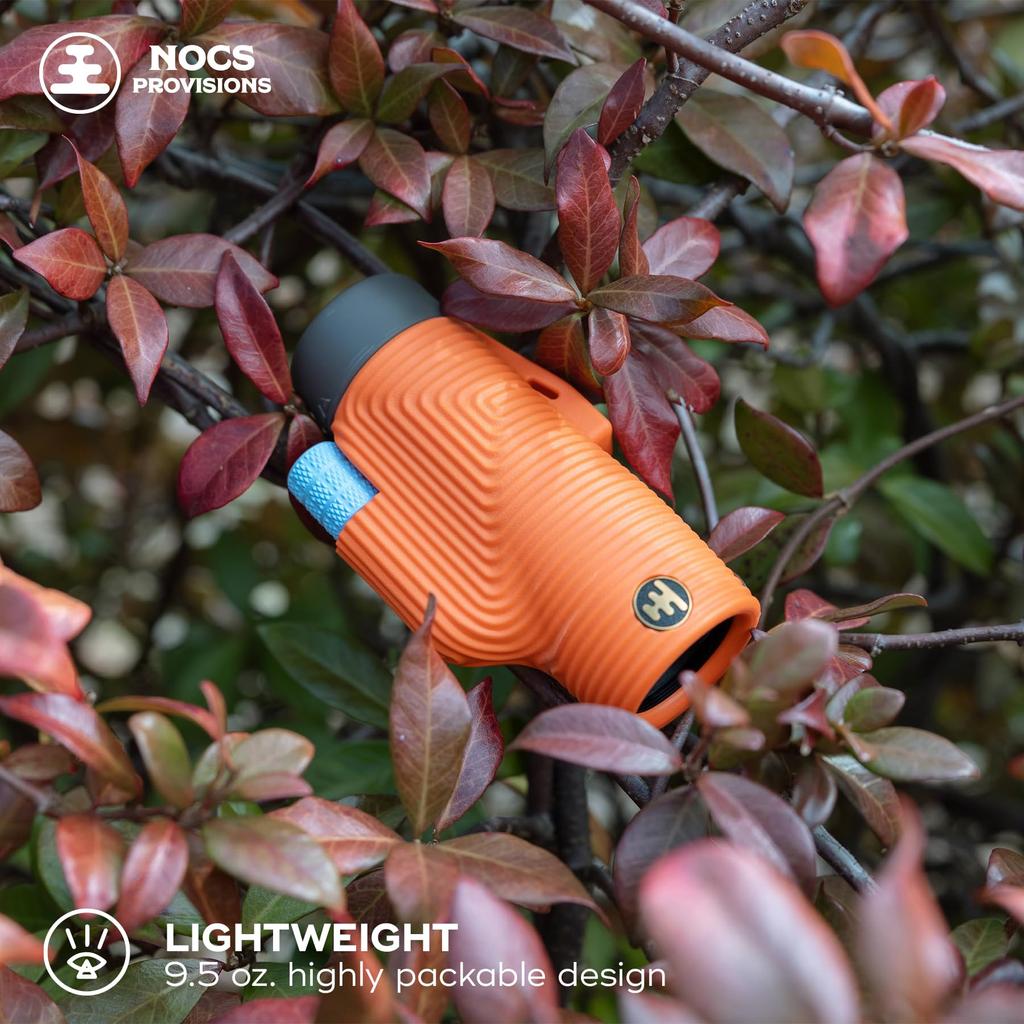 Nocs Provisions Zoom Tube 8x 32mm International for Outdoor Sports and Live Performances Monocular, Magnification, Aperture, Orange, Colorful,