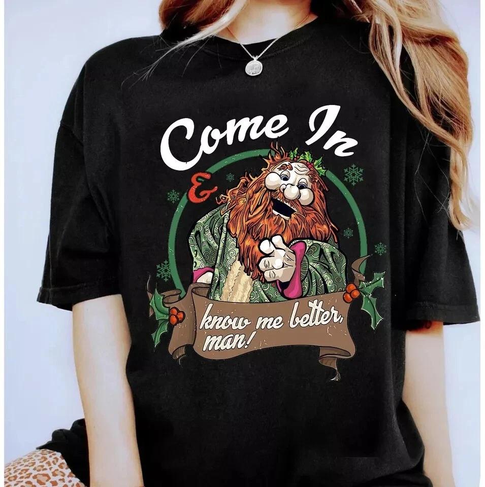 The Muppets Christmas Carol T-shirt. The Ghost Of Christmas 2XL
