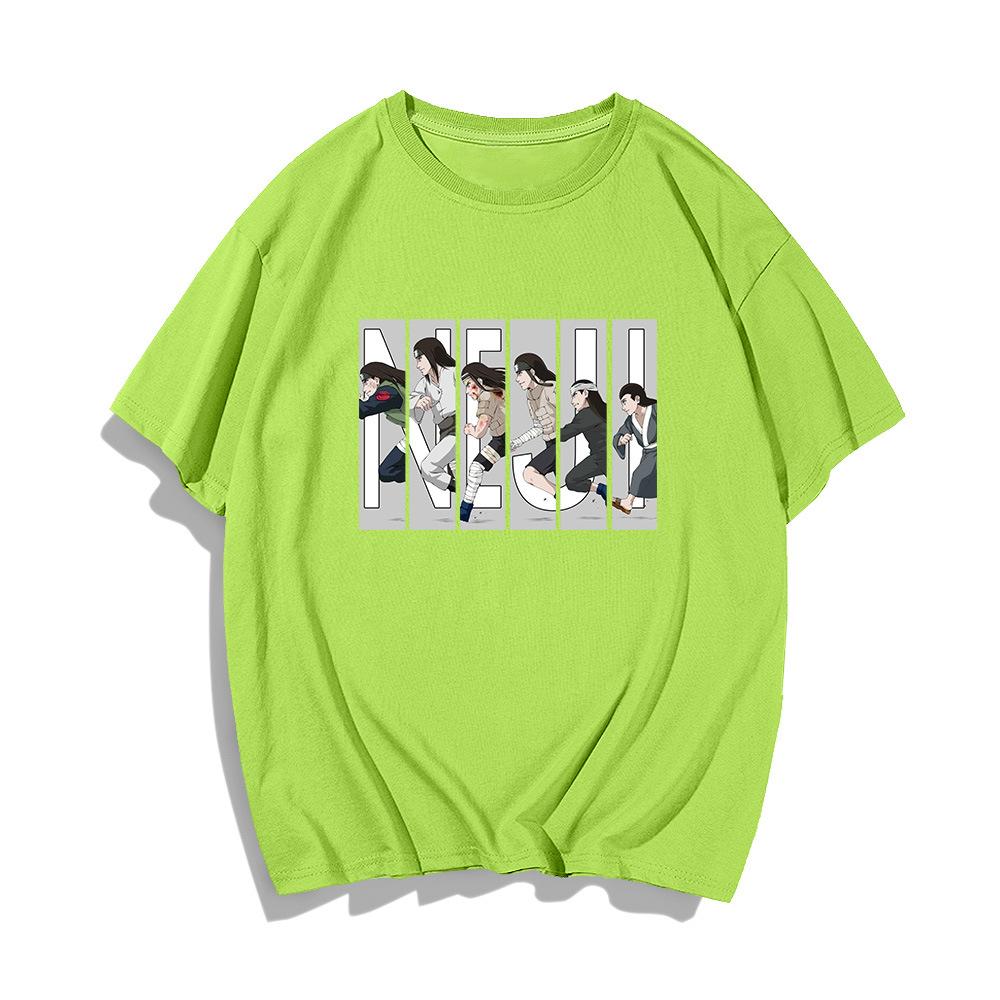 Short-sleeved men's summer tide brand joint cartoon animation peripheral pure cotton loose trend T-shirt 0207