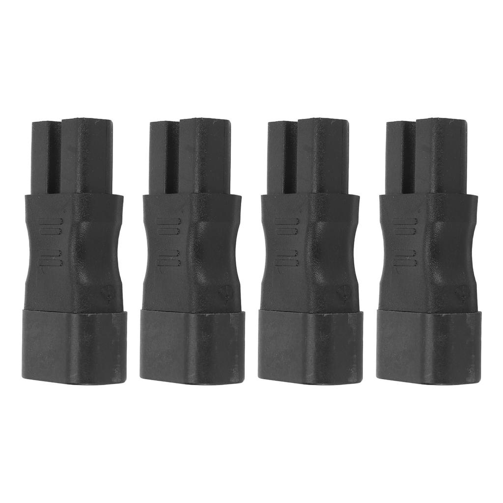 4Pcs IEC320 C14 to IEC320 C15 Power Adapter IEC320 C14 to C15 Power Adapter Connector for Laptop PDU Server UPS Socket